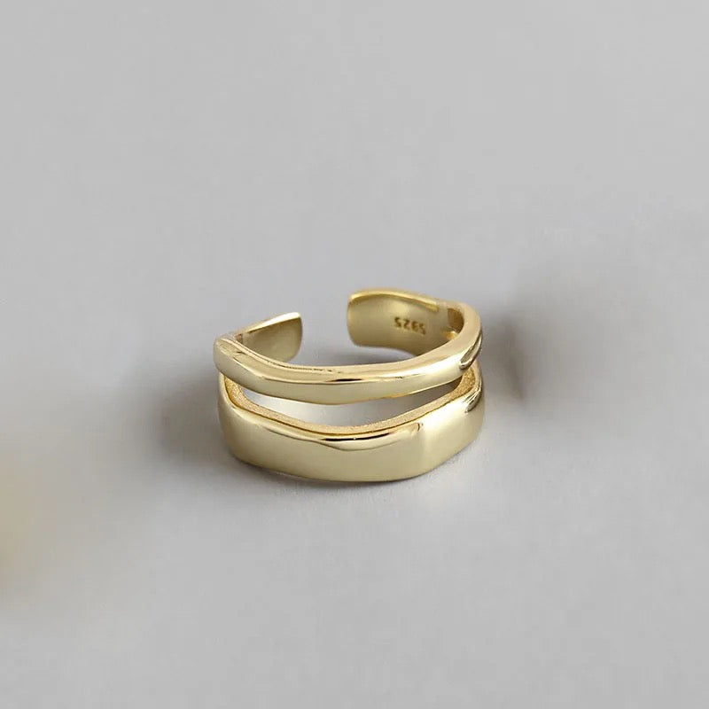 Bague géométrique pour femme